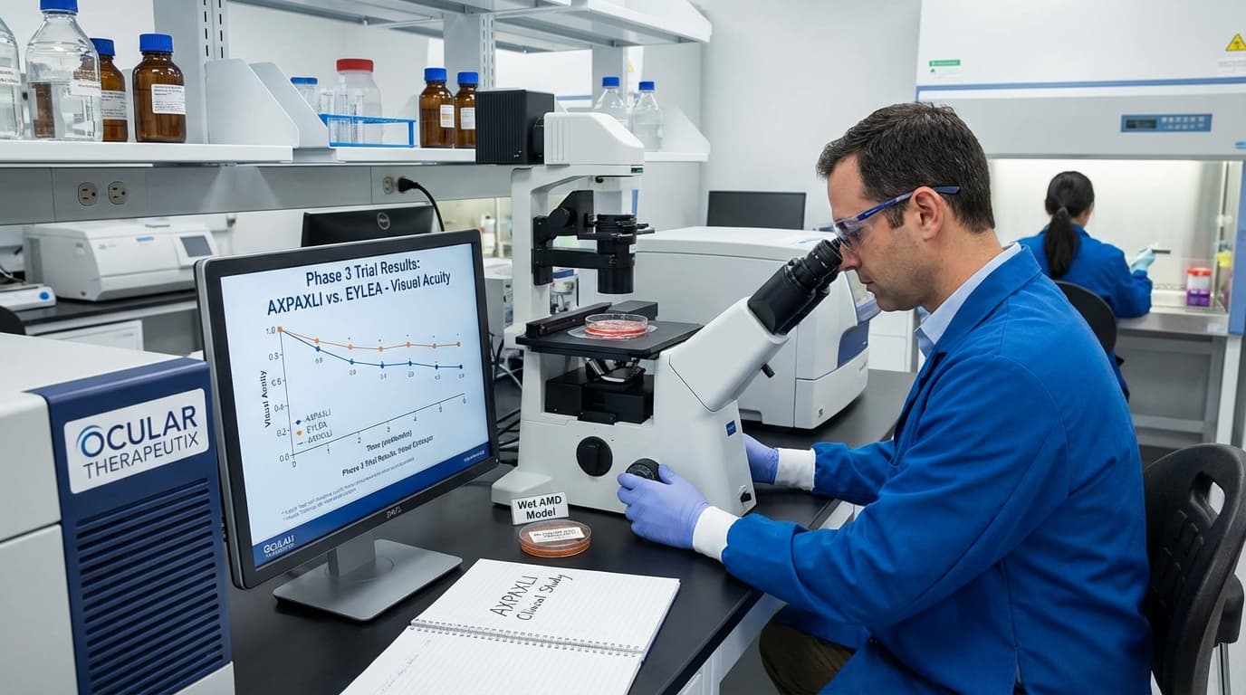 Ocular Therapeutix's Axpaxli Surpasses Regeneron’s Eylea in Phase 3 Trial for Wet AMD