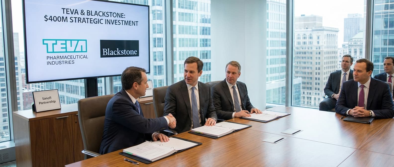 Teva Secures $400M from Blackstone to Advance Promising Sanofi-Partnered Inflammatory Drug