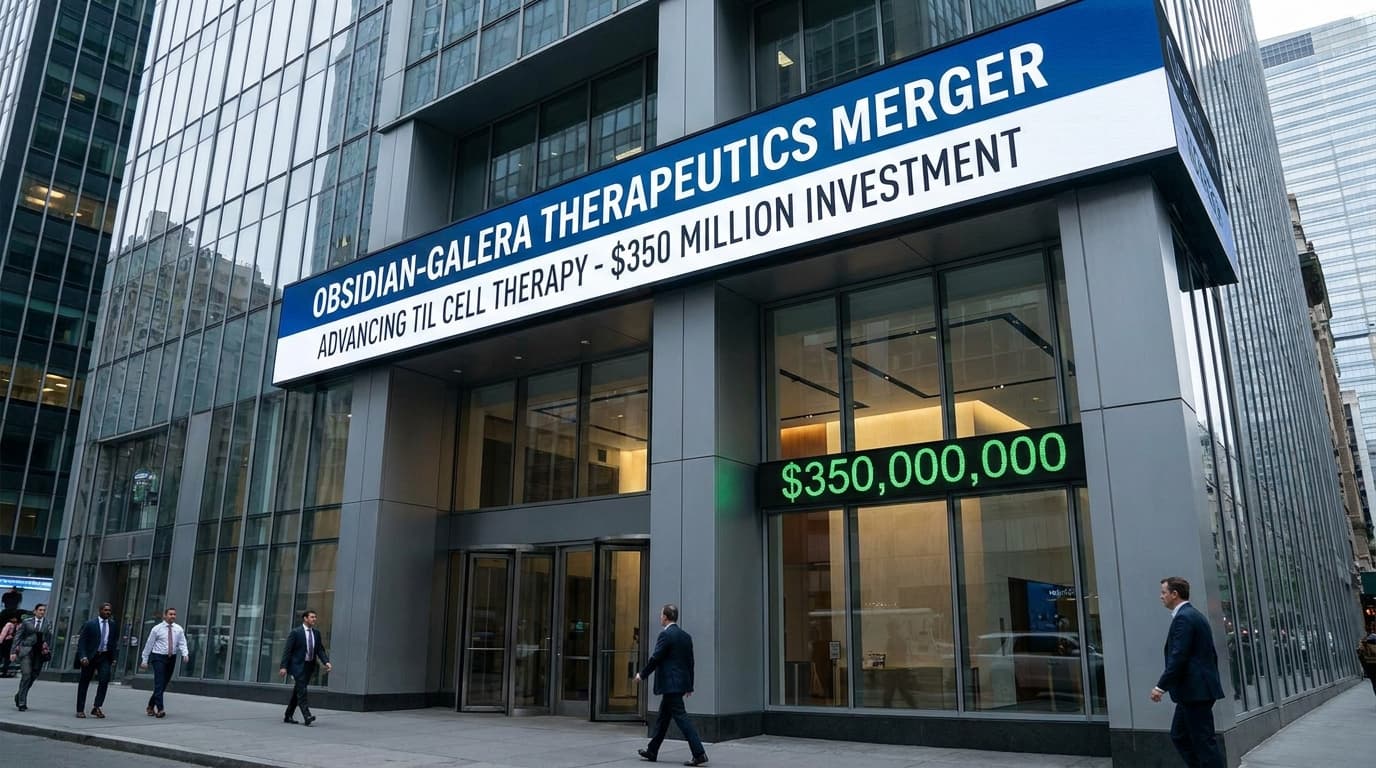 Obsidian and Galera Merger Brings $350 Million to Advance Innovative TIL Cell Therapy for Melanoma