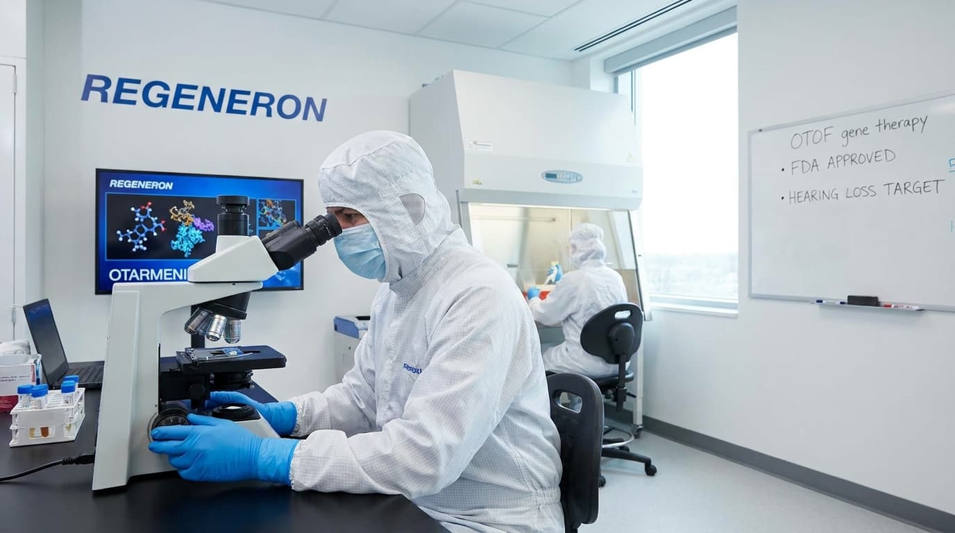 FDA approves Regeneron’s Otarmeni for otoferlin-related hearing loss