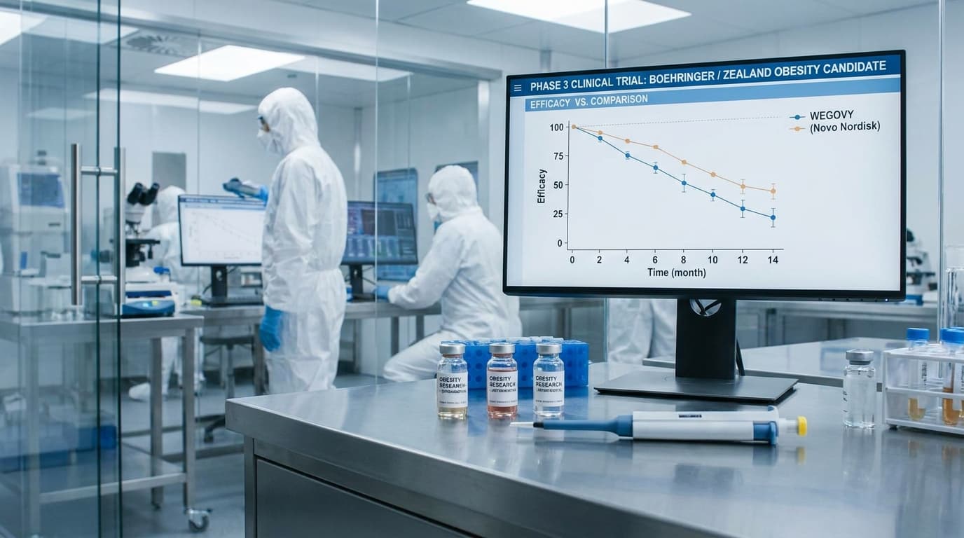 Boehringer and Zealand's Obesity Drug Shows Phase 3 Promise, Comparable to Novo Nordisk's Wegovy