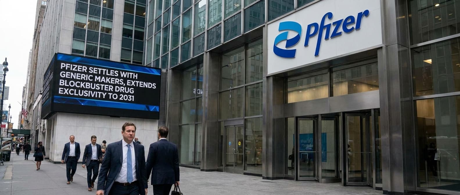 Pfizer Settles with Generic Drugmakers to Protect Blockbuster Drug Until 2031