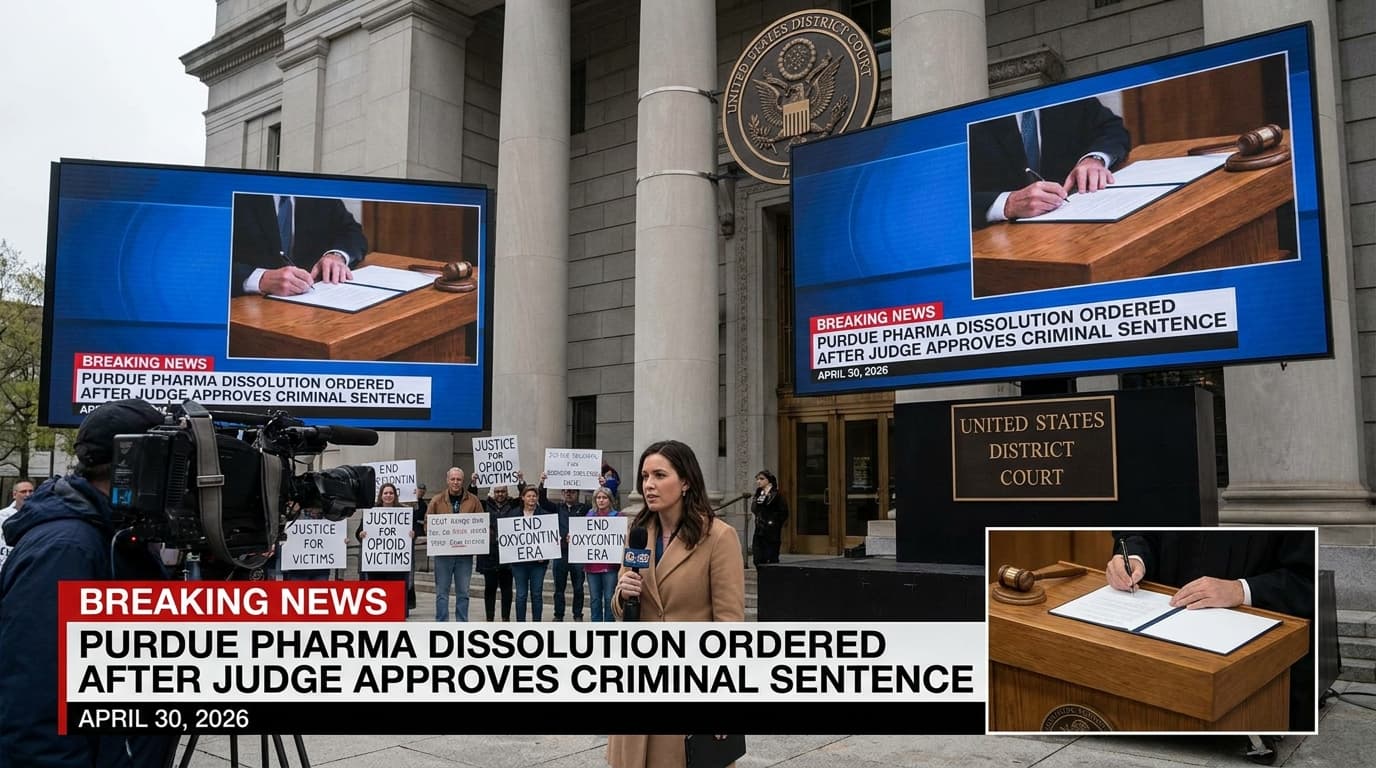 Purdue Pharma Set to Dissolve After Judge Approves Criminal Sentence