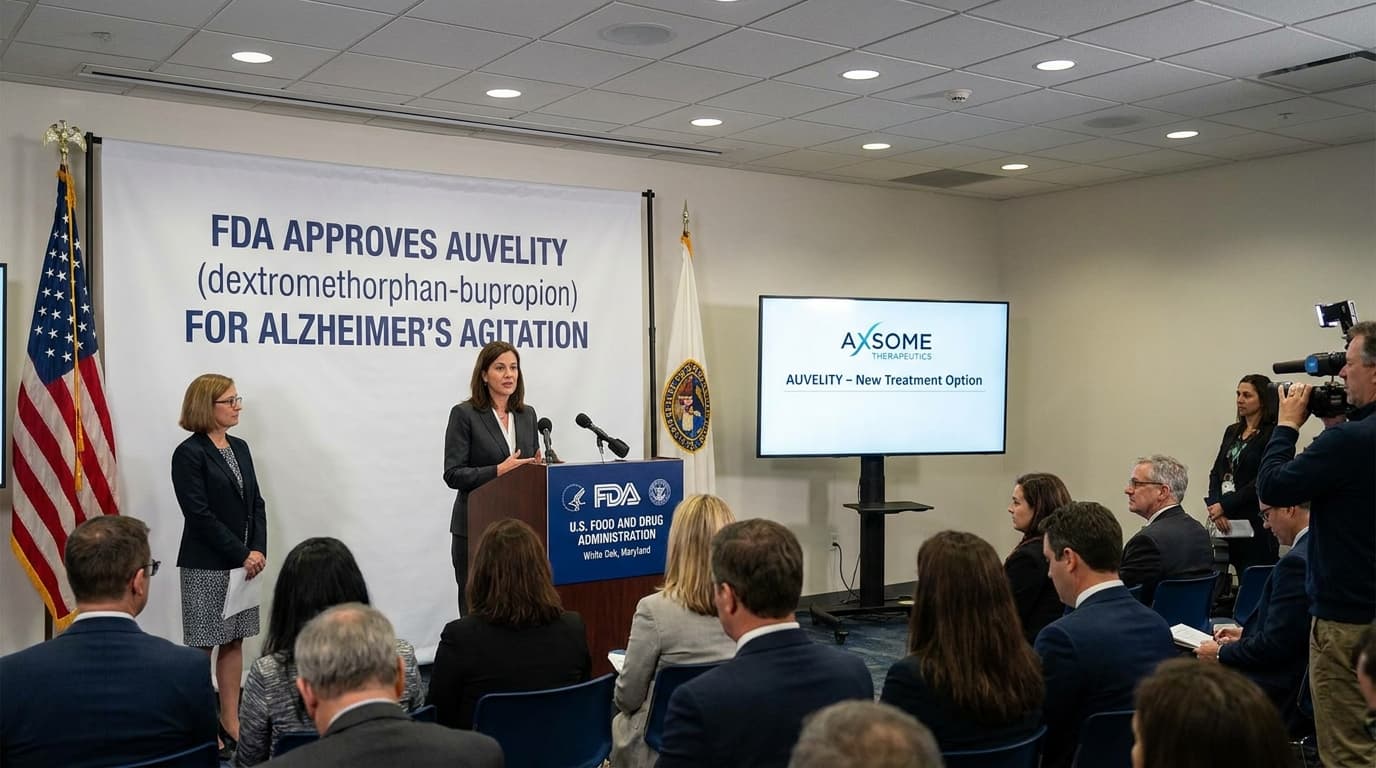 Axsome’s FDA Approval of Auvelity Opens New Treatment Avenues for Alzheimer's Agitation