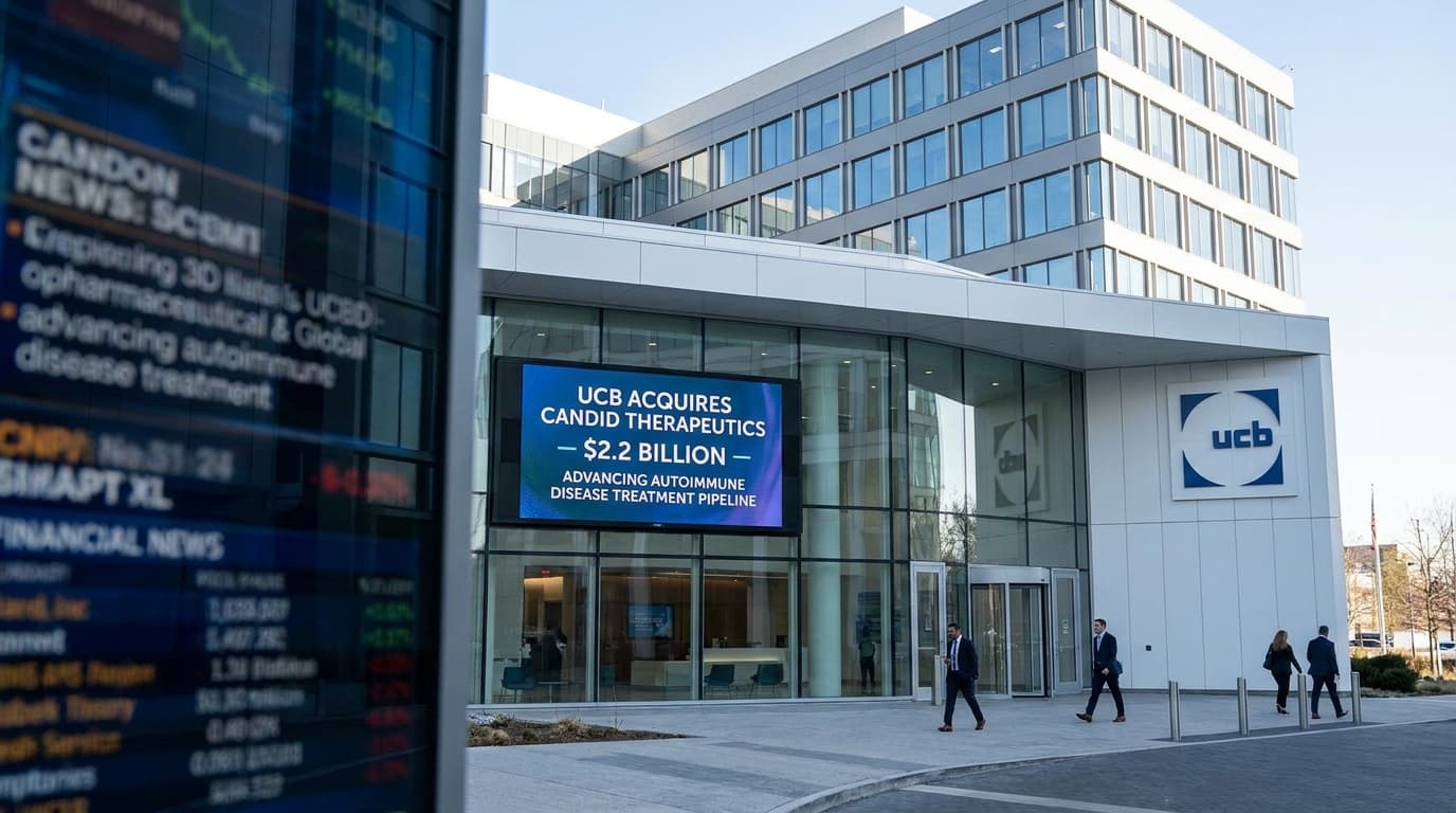 UCB's Strategic $2.2B Acquisition of Candid Therapeutics Advances Autoimmune Disease Treatment Pipeline