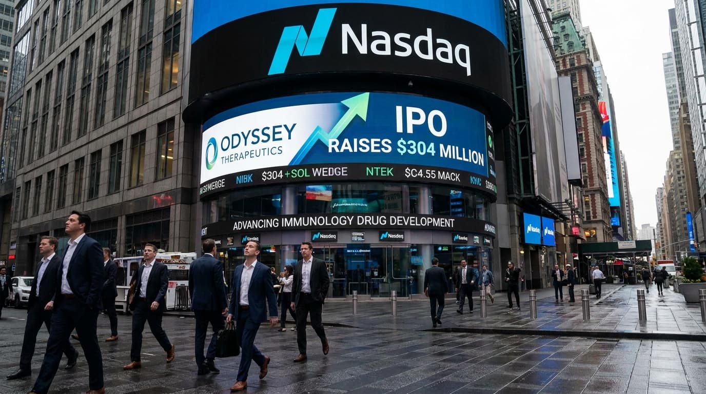 Odyssey Therapeutics Secures $304 Million in IPO to Advance Immunology Drug Development