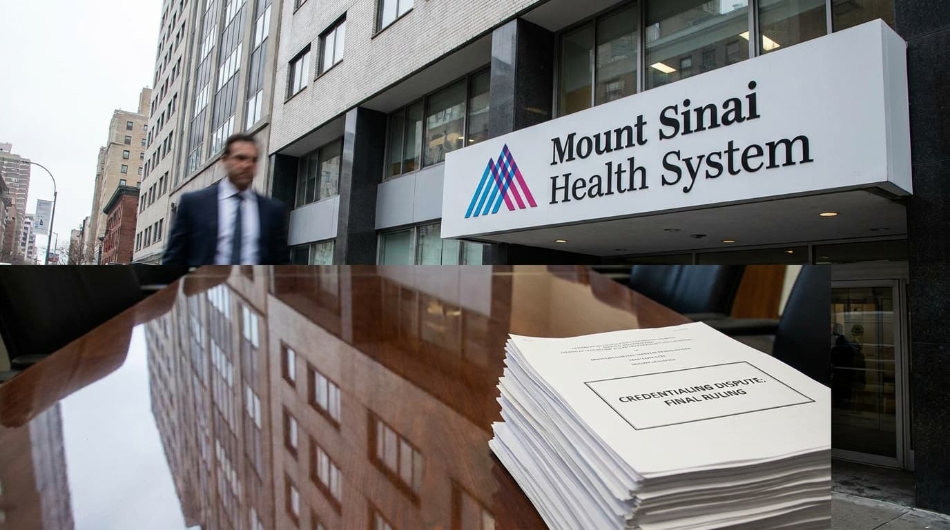 Was Mount Sinai’s Victory in a Dispute Over a Physician’s Credentialing Worth It?
