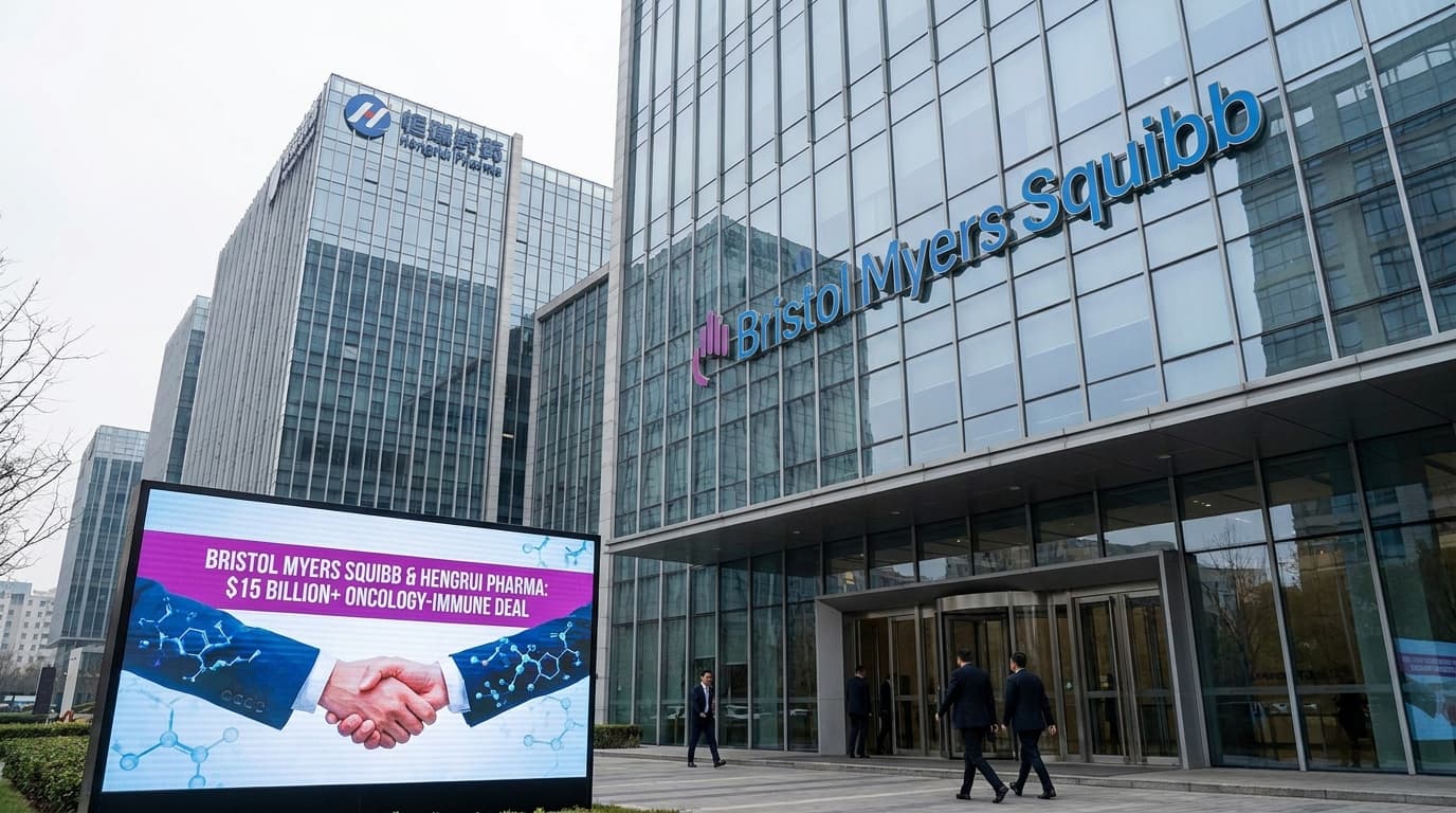 Bristol Myers Squibb and Hengrui Pharma Forge $15B+ Oncology-Immune Pipeline Deal