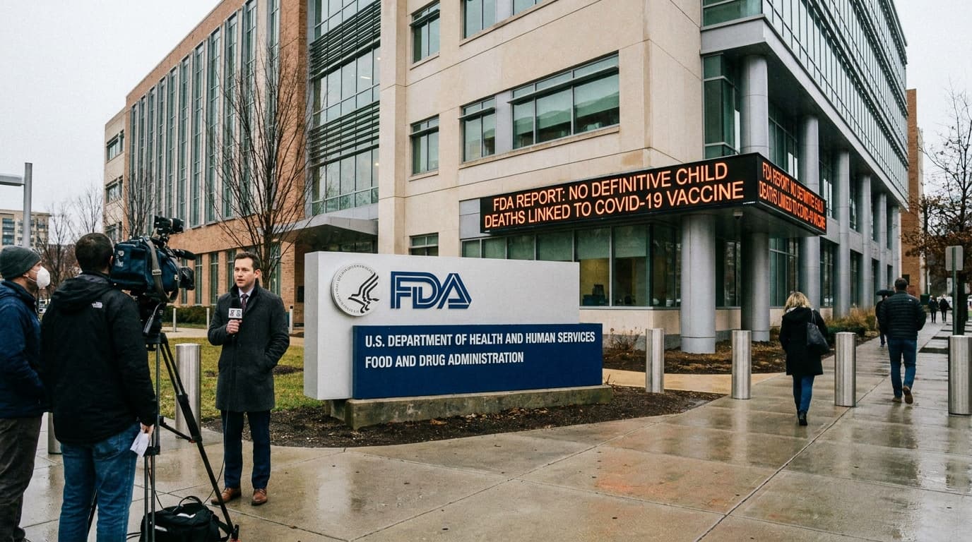 FDA Report Confirms No Child Deaths Definitively Caused by COVID-19 Vaccination