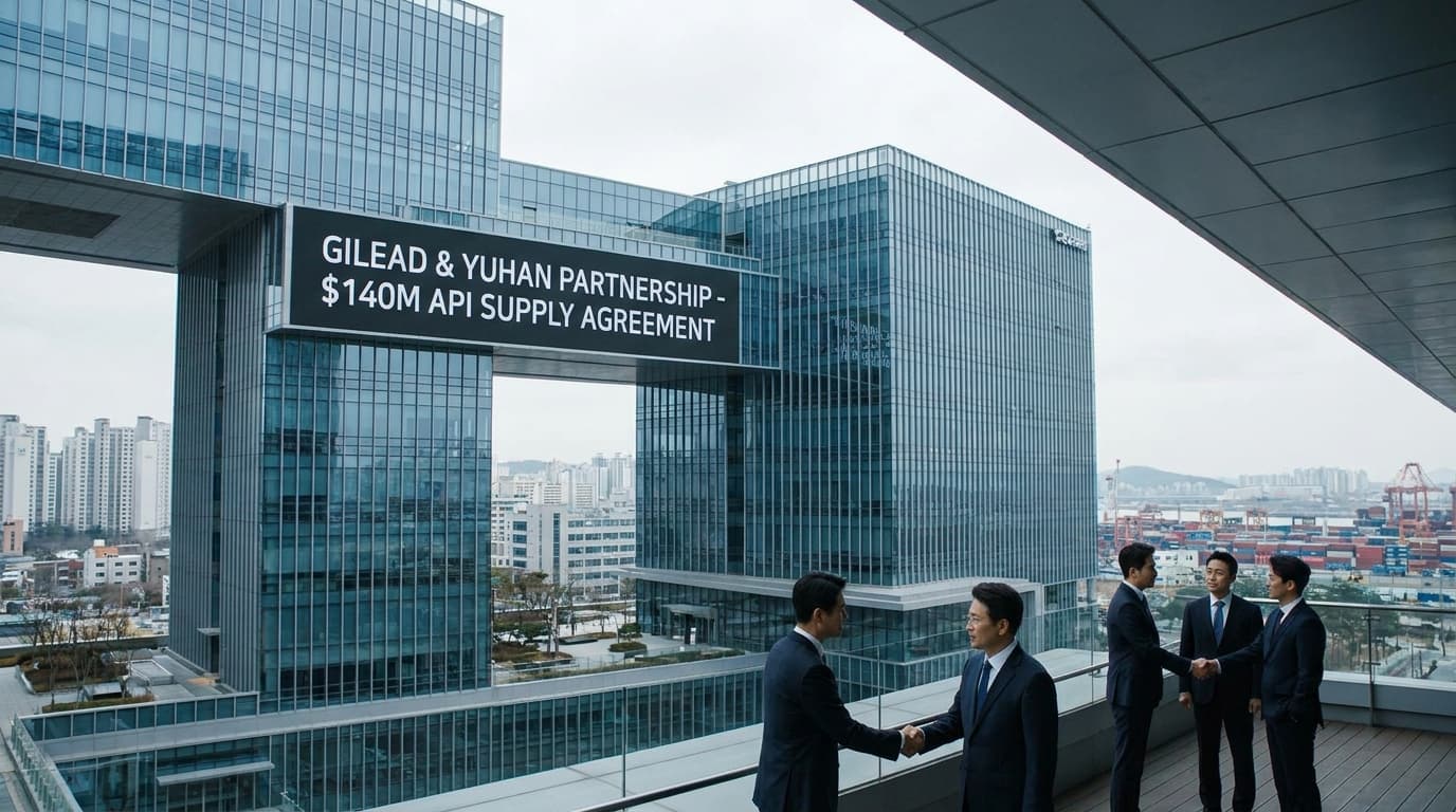 Gilead Strengthens API Supply Chain with $140M Deal in South Korea