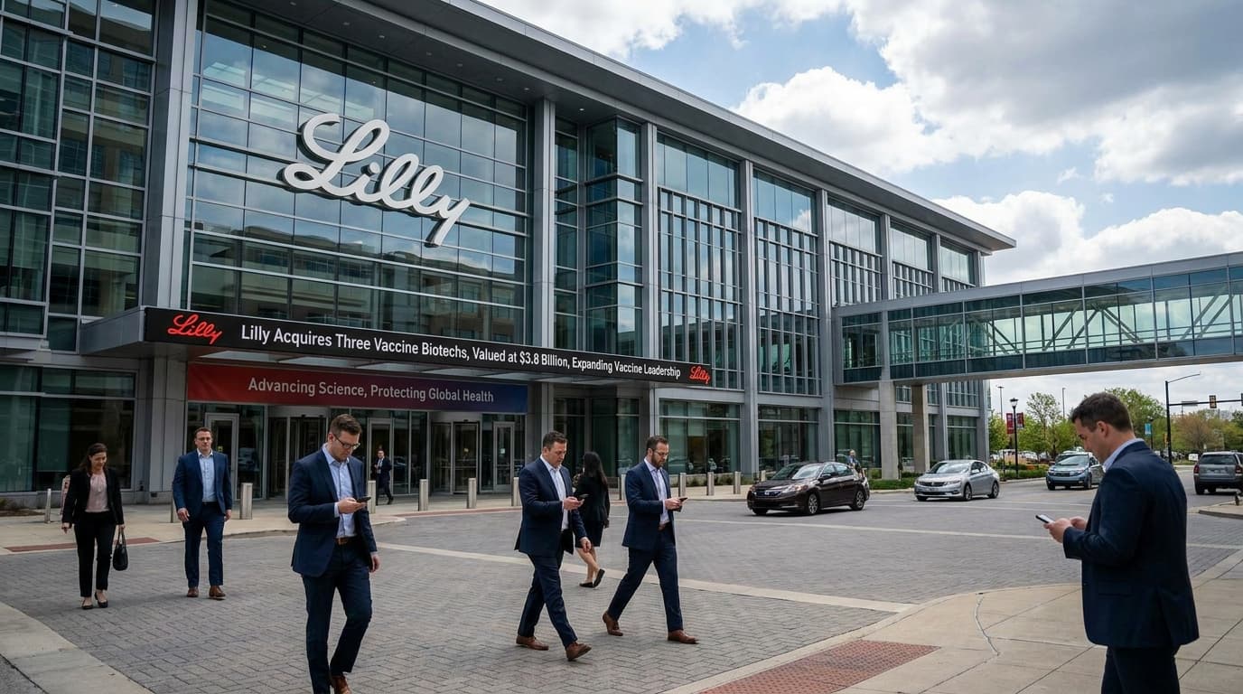 Eli Lilly Secures Vaccine Leadership with $3.8B Acquisition of Three Biotech Firms