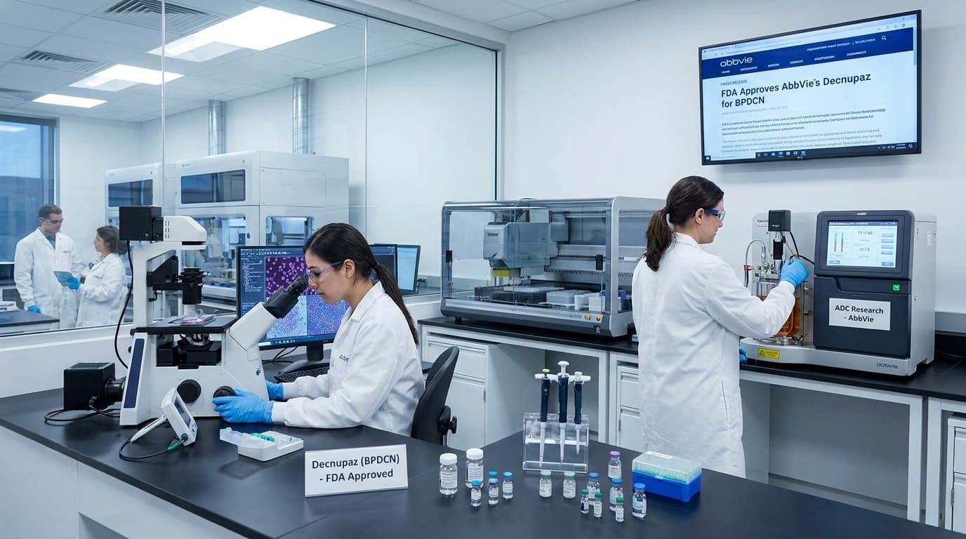 AbbVie Secures FDA Approval for Antibody-Drug Conjugate Targeting Ultra-Rare Blood Cancer