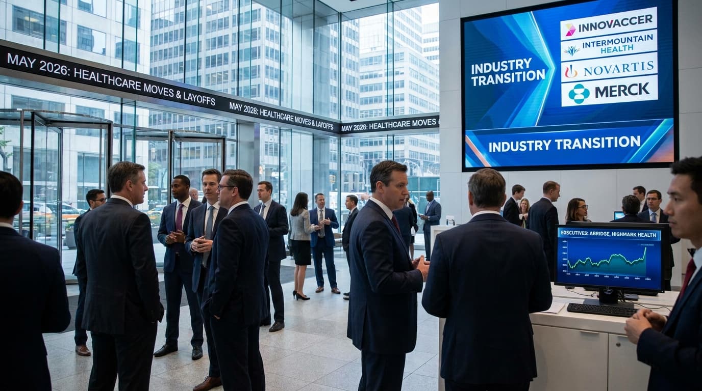 Healthcare Moves in May: Executive Changes and Layoffs Reflect an Industry in Transition