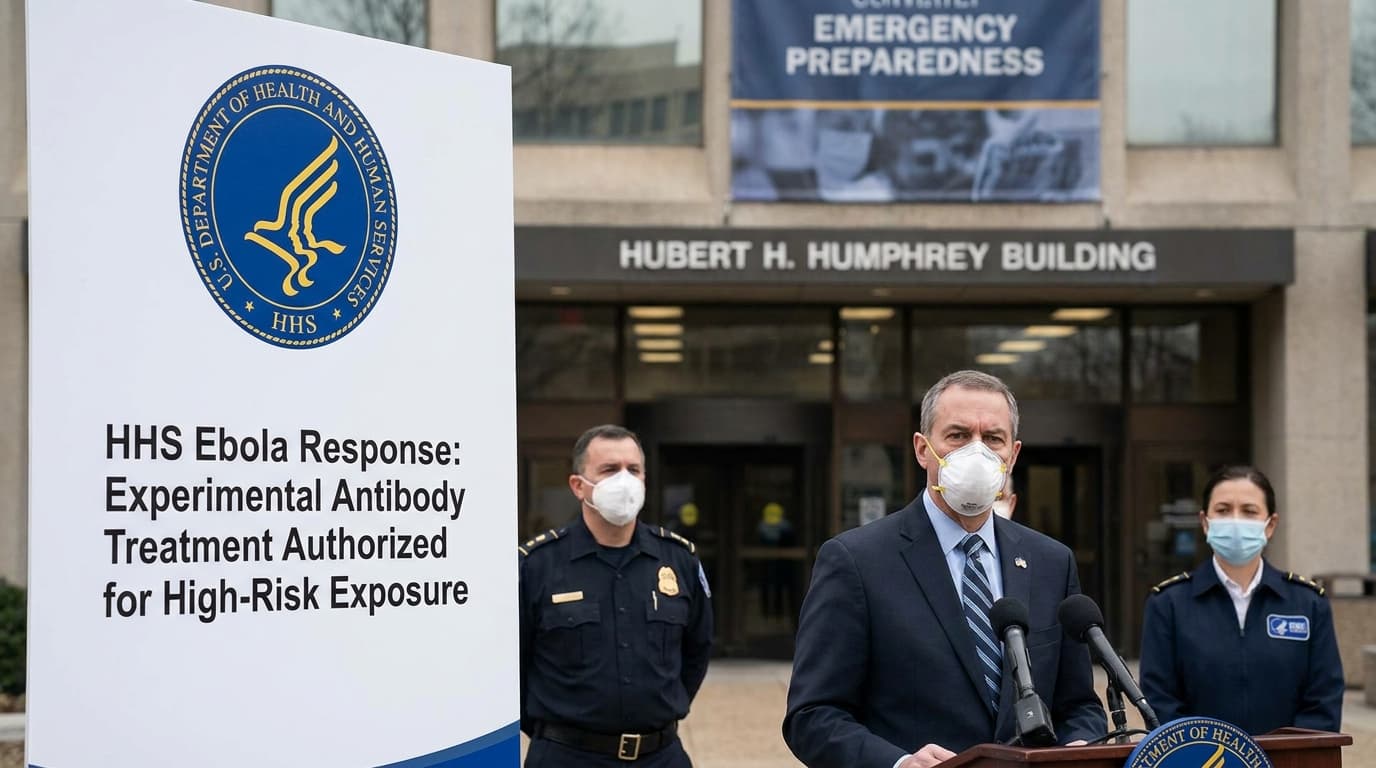 HHS Authorizes Experimental Antibody Treatment for Americans at High Risk of Ebola Exposure