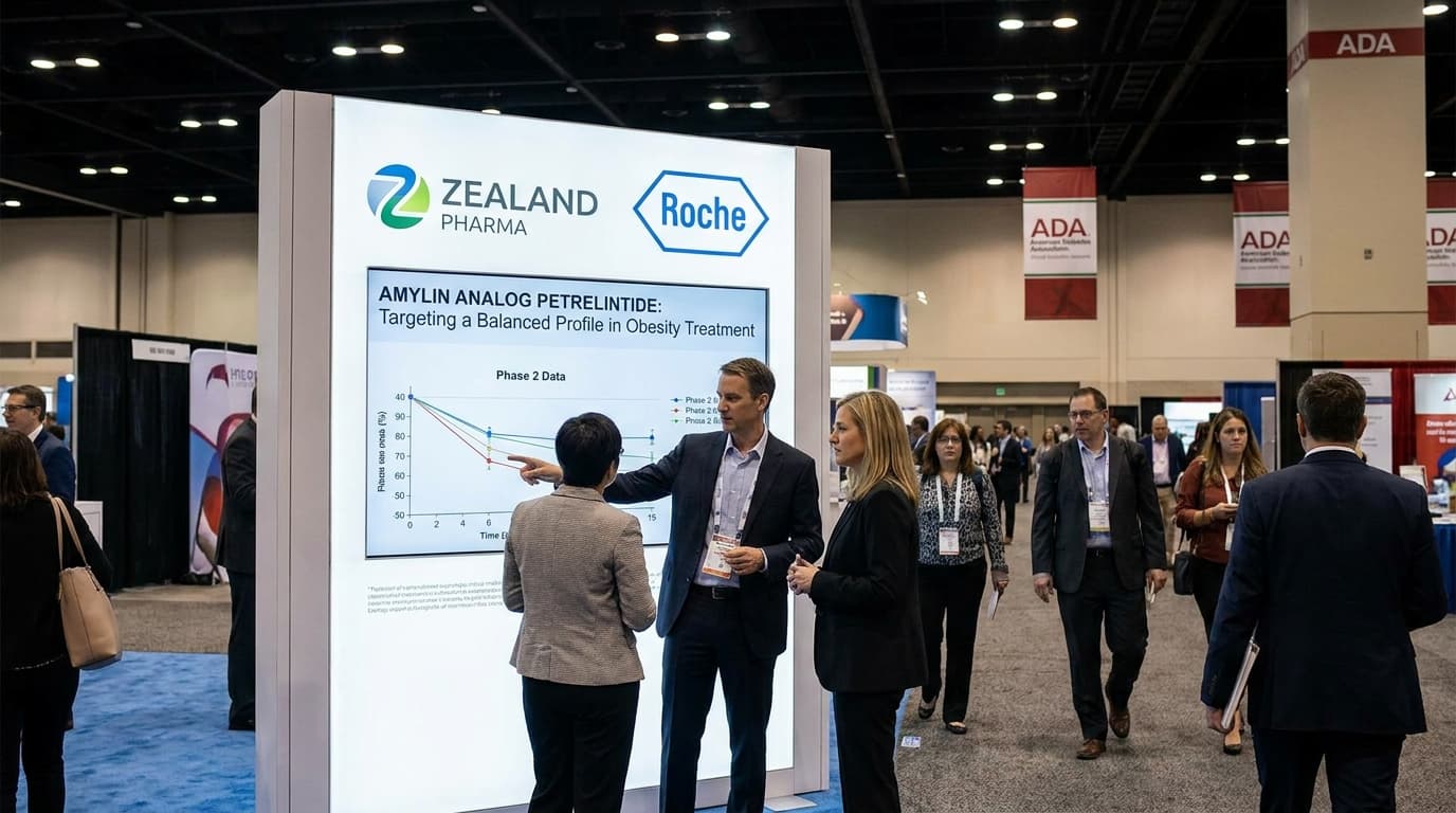 ADA: Obesity Partners Zealand and Roche Aim for Weight Loss ‘Sweet Spot’ With Amylin Agonist