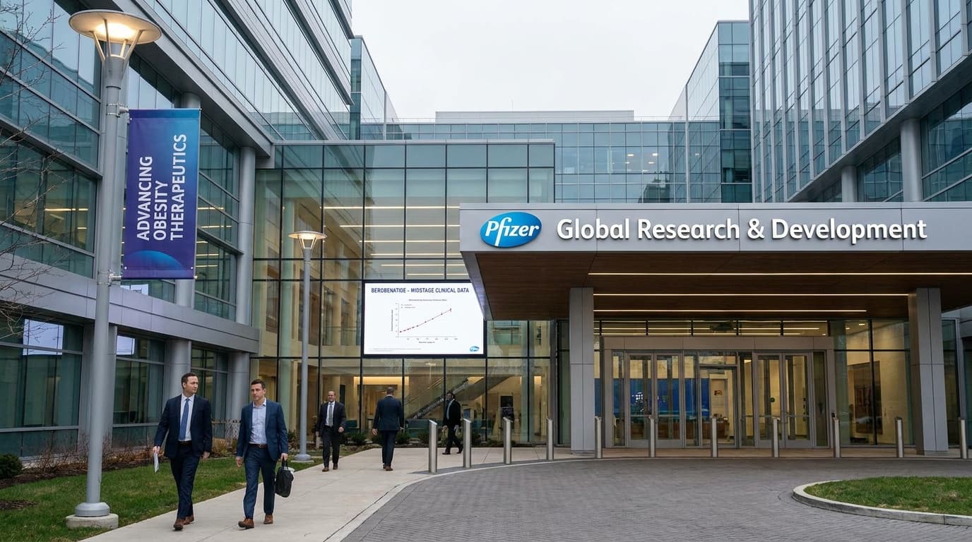 Pfizer’s Monthly Obesity Drug Shows Promising Potential in Midstage Study