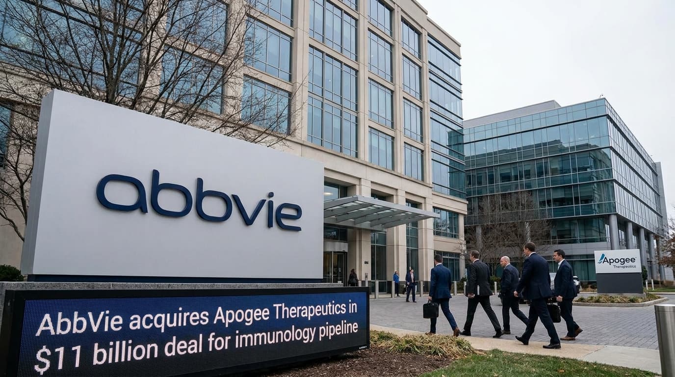 AbbVie’s $11B Apogee Therapeutics Acquisition Signals Aggressive Immunology Expansion