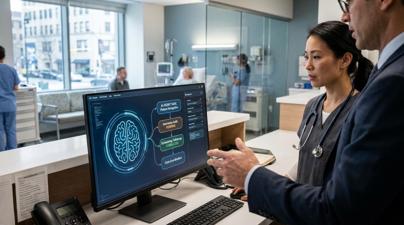 What Happens When AI Stops Answering and Starts Handling Healthcare Tasks?