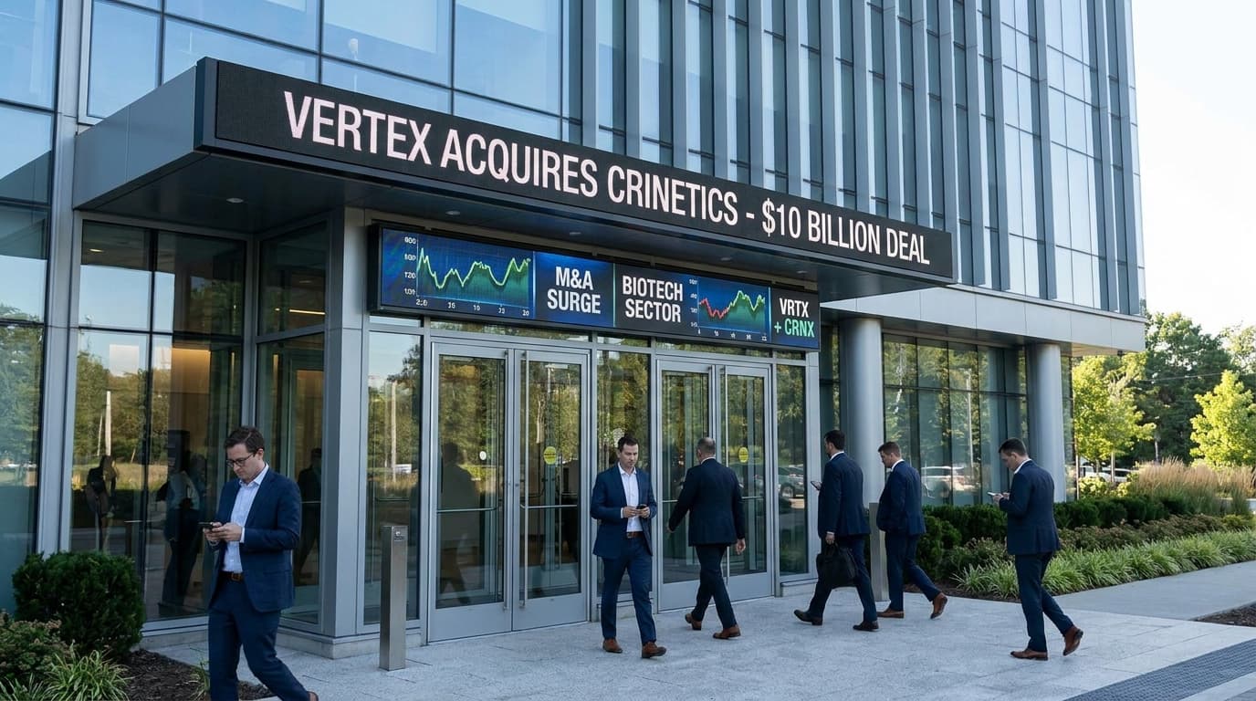 Vertex’s $10 Billion Bet: Acquiring Crinetics Pharmaceuticals in a Surging Biotech M&A Landscape