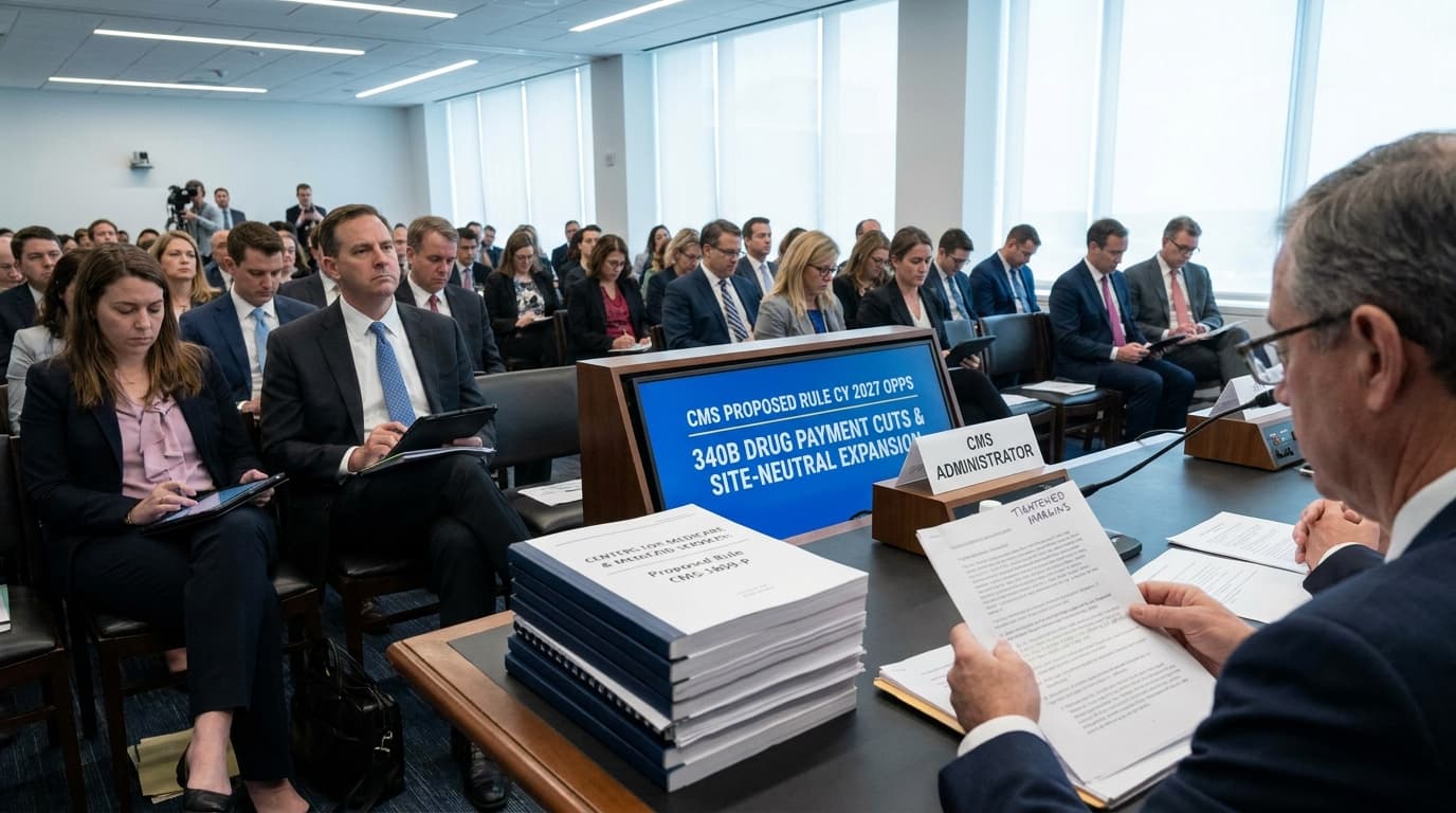 CMS Proposes Sweeping Changes to 2027 Outpatient Payment Rule, Sparking Hospital Sector Concerns