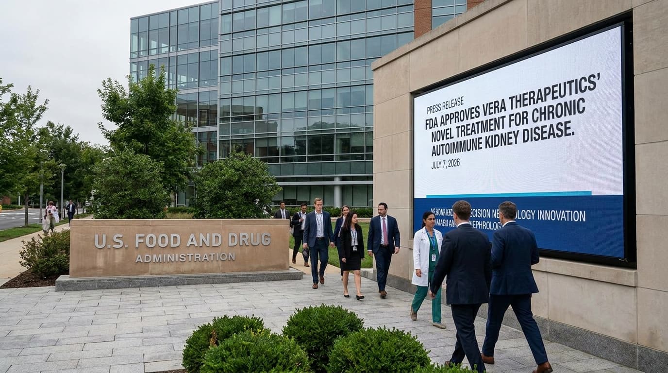 FDA Approves Vera Therapeutics’ Treatment for Chronic Autoimmune Kidney Disease