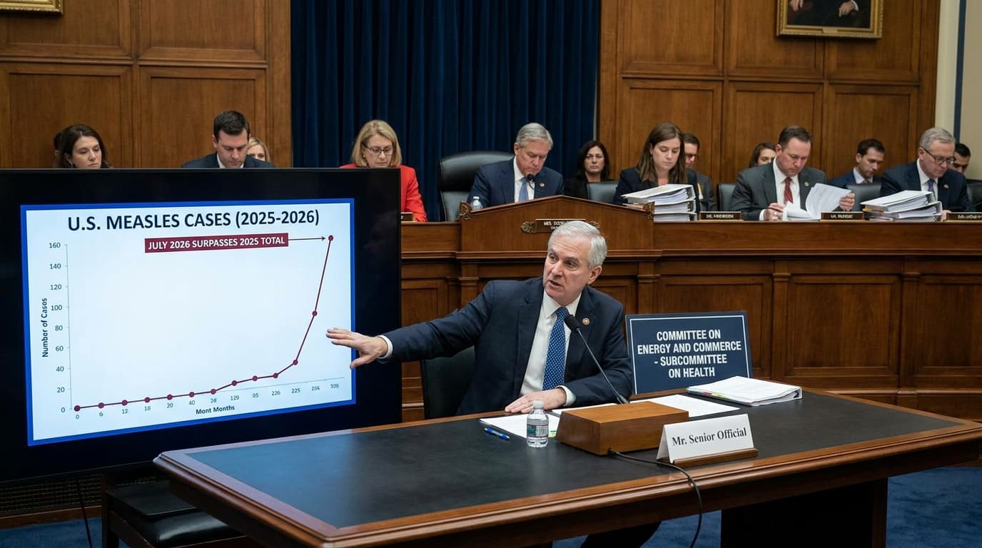 U.S. Measles Cases Surpass 2025 Total as National Vaccination Rate Slips Below Key Threshold