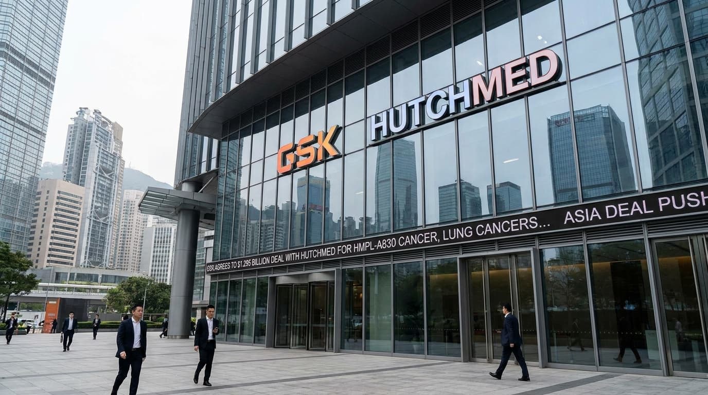 GSK Bets Up To $1.295 Billion On Hutchmed’s HMPL-A830, Extending Its Asia Deal Push
