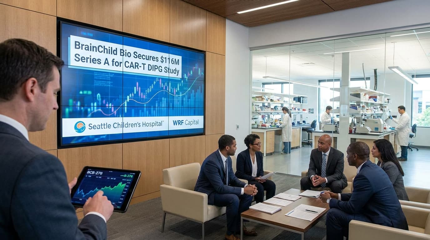BrainChild Bio Raises $116 Million Series A, Funding BCB-276 Toward A 75-Patient DIPG Study