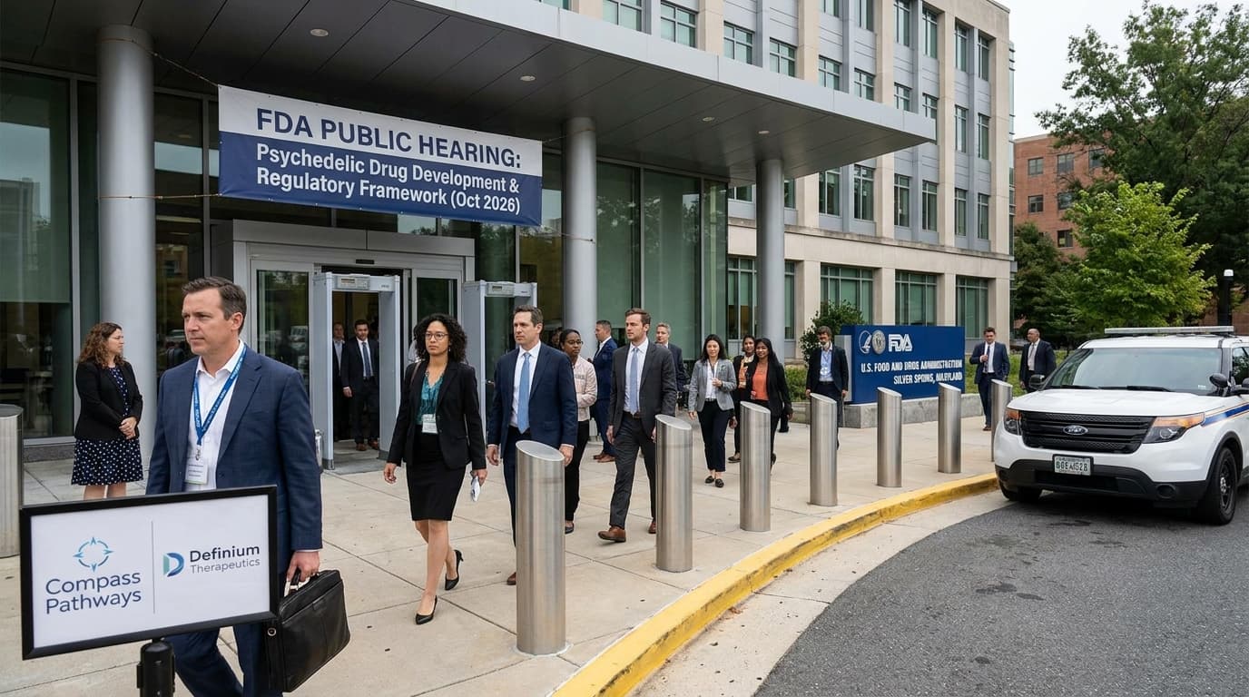 Compass And Definium Gain Tailwind From FDA Psychedelic Hearing, As 2027 Launch Talk Builds