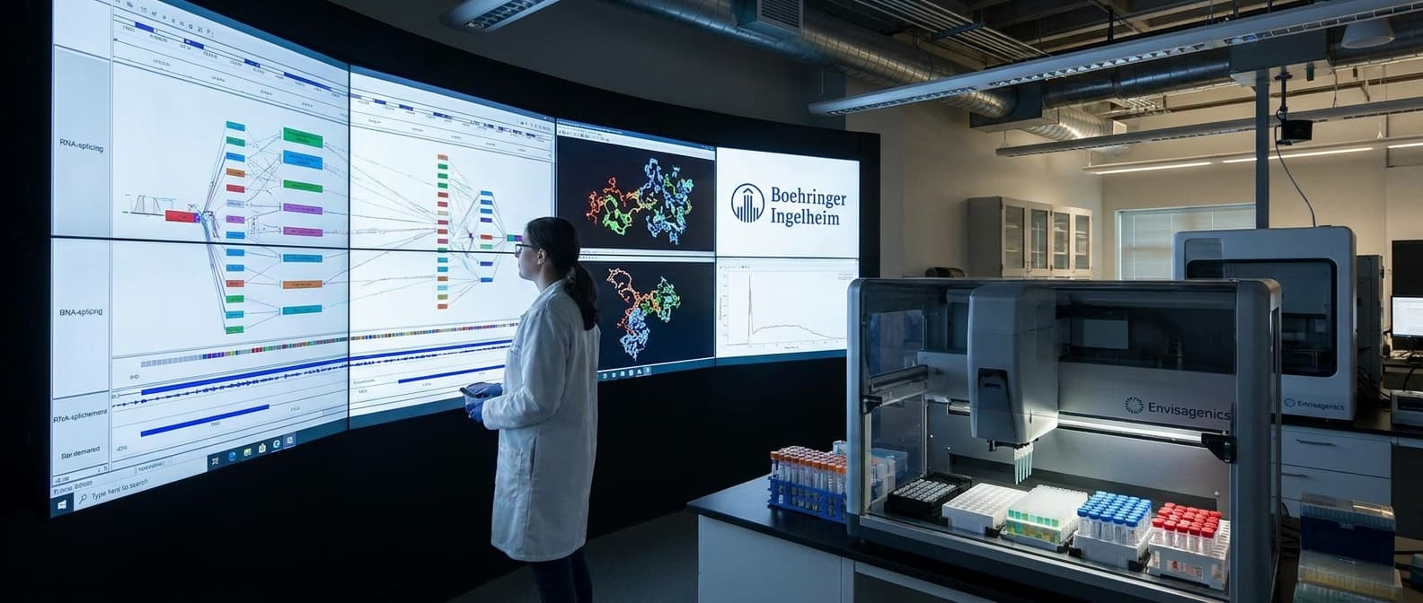 Boehringer Ingelheim Signs Potential $1 Billion Envisagenics Oncology Pact, Expanding RNA-Splicing Target Hunt