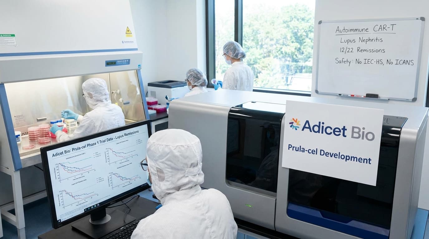 Adicet Bio Reports 12 Lupus Remissions With Prula-Cel, As Autoimmune CAR-T Safety Stays In Focus