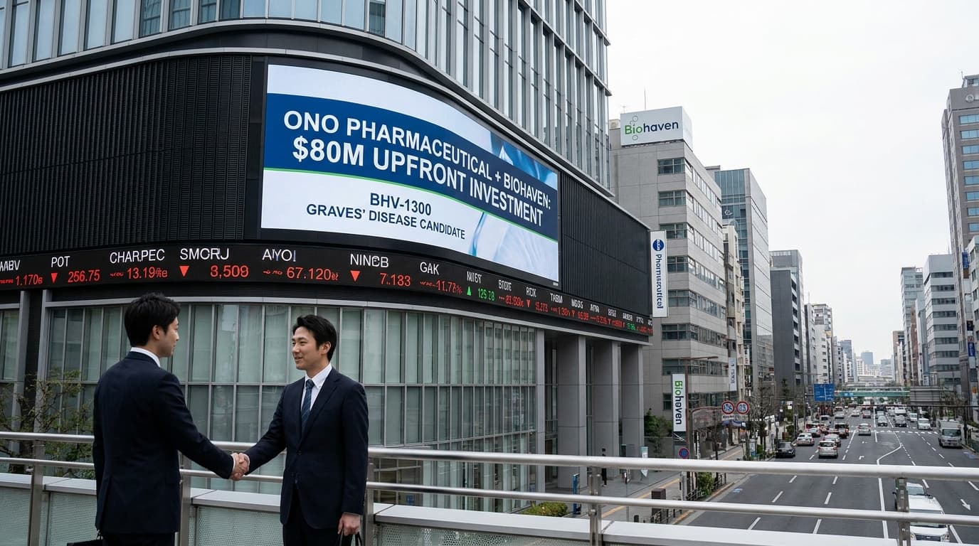 Ono Pays $80 Million Upfront For Biohaven IgG Degraders, Adding A Phase 3 Graves’ Asset In Asia