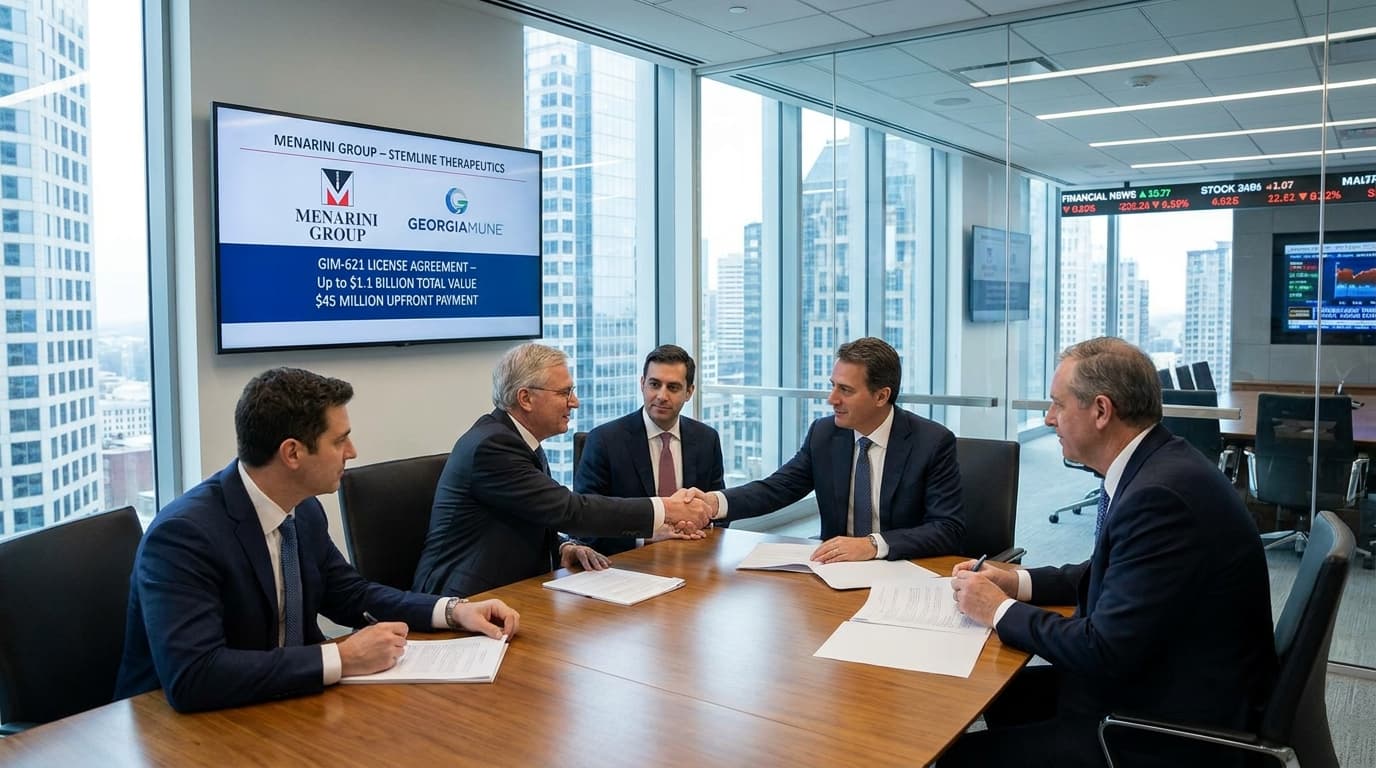 Menarini’s Stemline Licenses GIM-621 For Up To $1.1 Billion, Paying $45 Million Upfront For Preclinical Asset