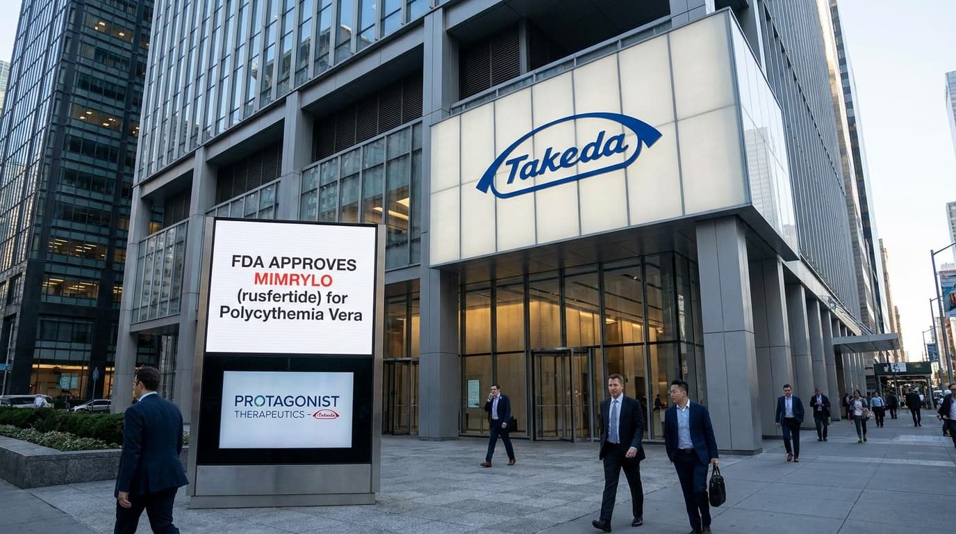 Takeda And Protagonist Win Mimrylo Approval In Polycythemia Vera, Opening A Broader-Than-Expected Launch