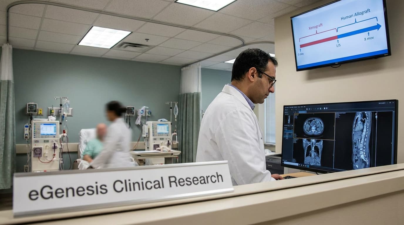 eGenesis Reports Two Pig Kidney Recipients Later Received Human Donor Organs, Easing A Key Xenotransplant Concern