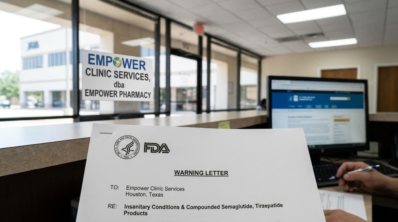 FDA Warns Empower Over Semaglutide And Tirzepatide Compounding, Citing Insanitary Conditions