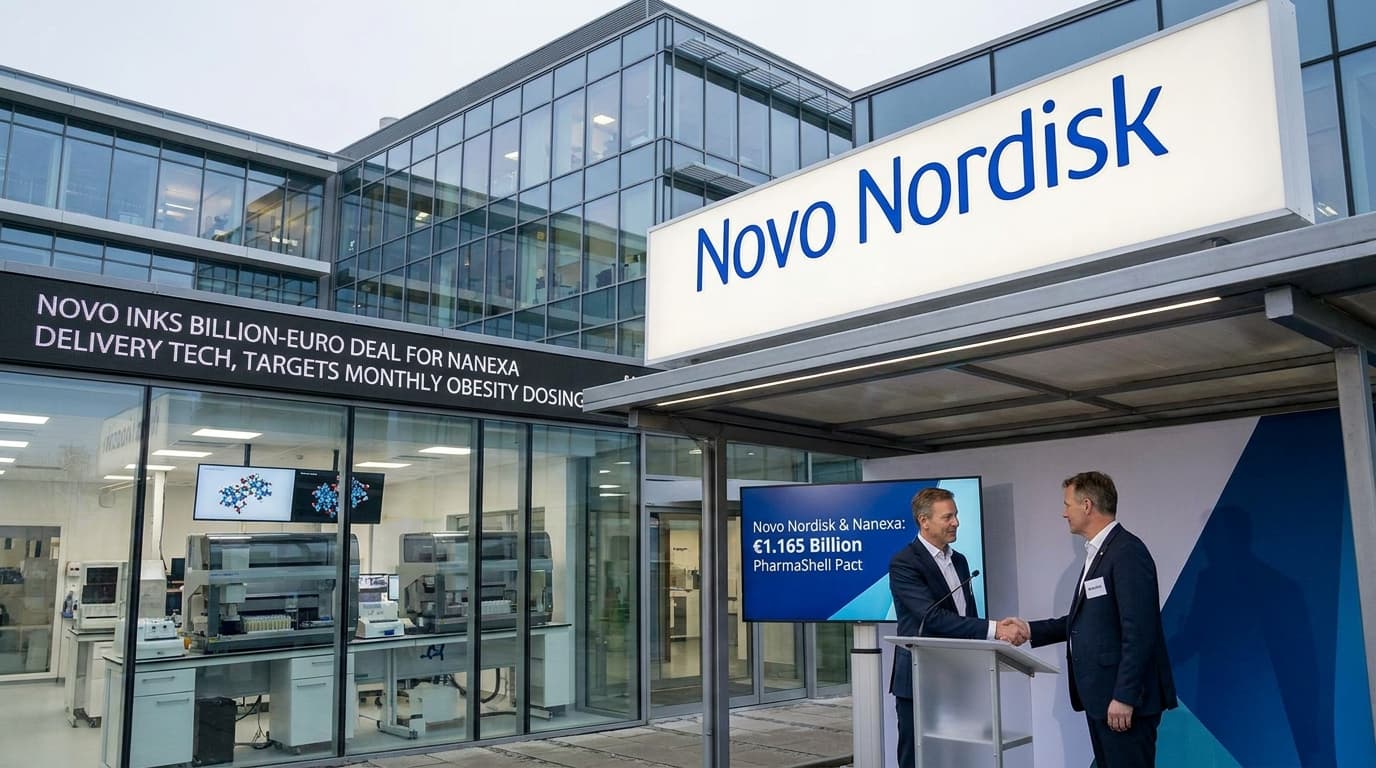 Novo Inks Up To €1.165 Billion Nanexa Pact, Chasing Monthly And Quarterly Obesity Dosing