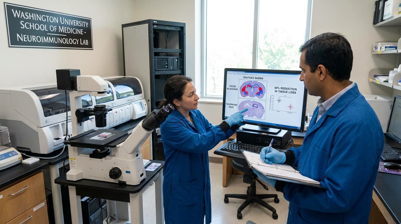 Researchers Cut Brain Tissue Loss 40% In Tauopathy Mice By Blocking CXCR3-Linked T Cell Entry