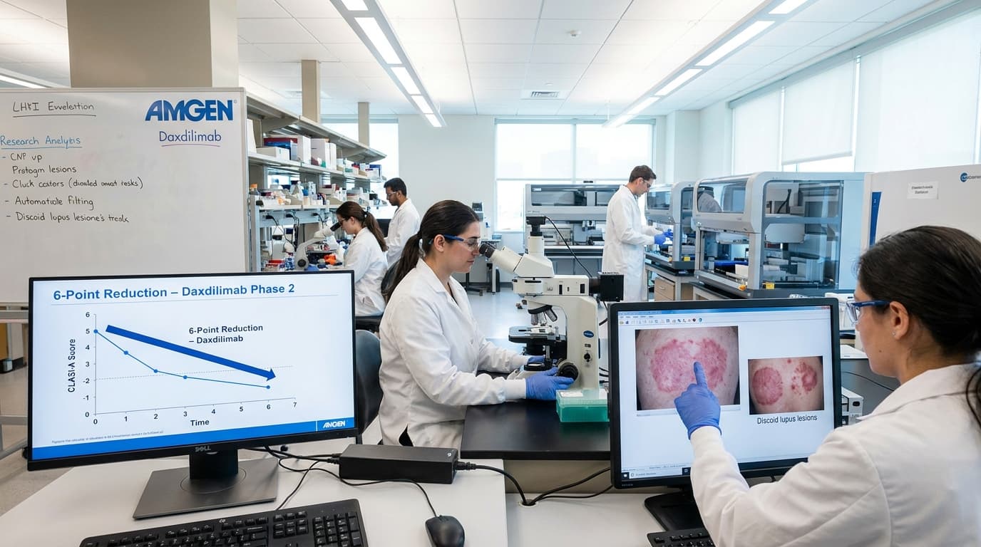 Amgen Details Daxdilimab Lupus Phase 2 Win With 6-Point CLASI-A Reduction