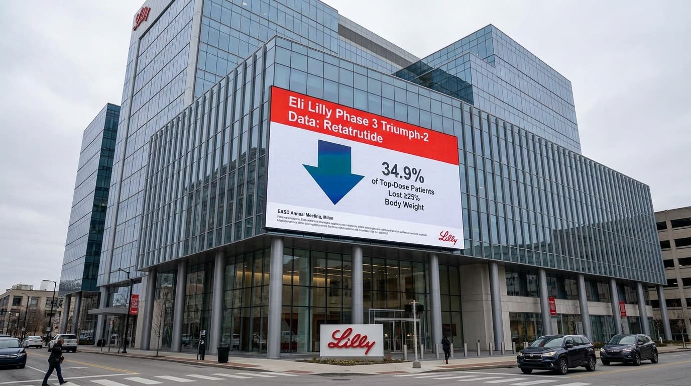 Lilly Shows 34.9% Of Top-Dose Retatrutide Patients Lost At Least 25% Weight