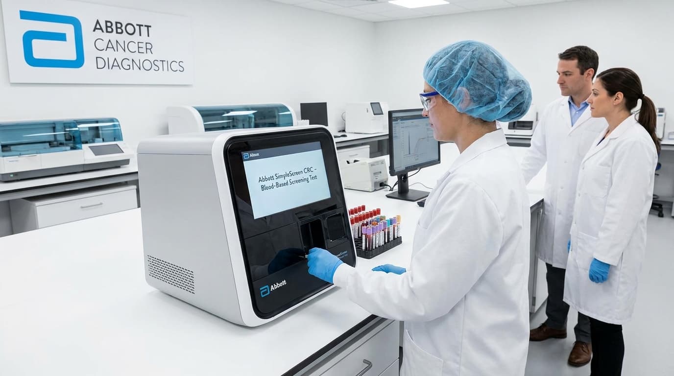 Abbott Launches SimpleScreen CRC In The U.S., Adding A Blood-Based Option For Unscreened Average-Risk Adults