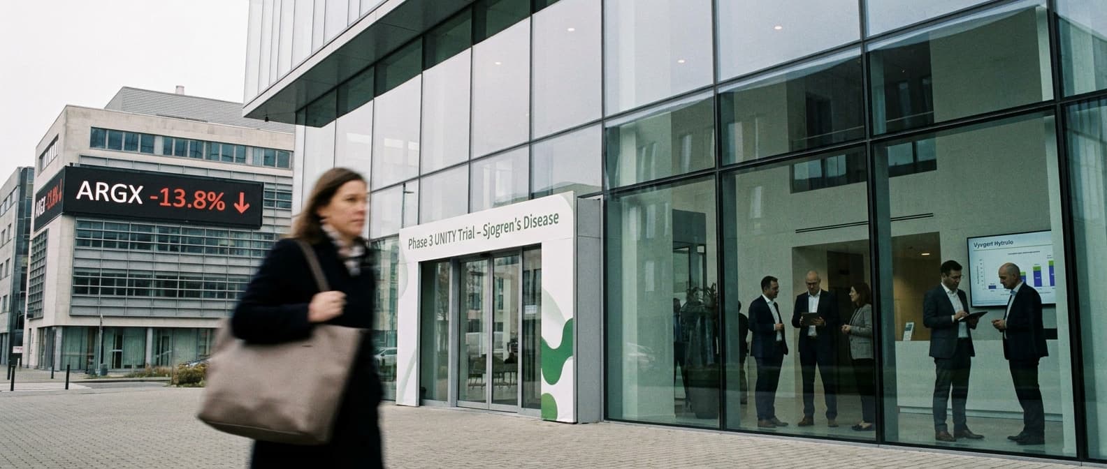 Argenx Stops Phase 3 UNITY In Sjogren’s, Cutting Off A $1.4 Billion Vyvgart Expansion Estimate