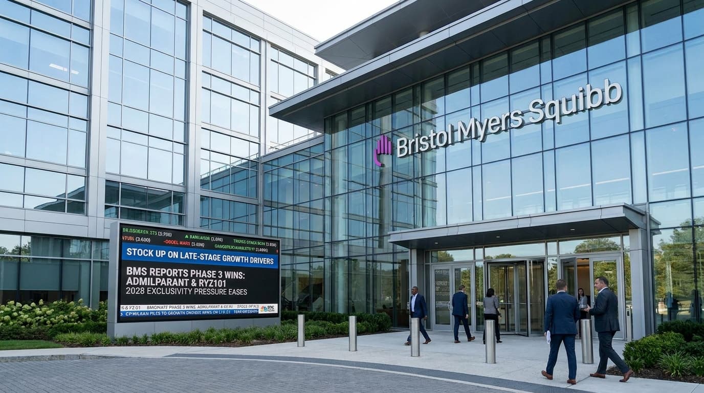 Bristol Myers Reports Admilparant And RYZ101 Phase 3 Wins, Easing Pressure Ahead Of 2028 Exclusivity Losses