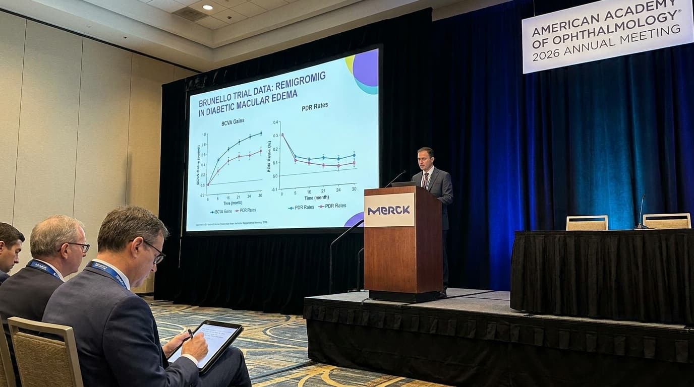 Merck’s Remigromig Data Show Higher PDR Rates And Weaker BCVA Gains, Complicating Its DME Bet