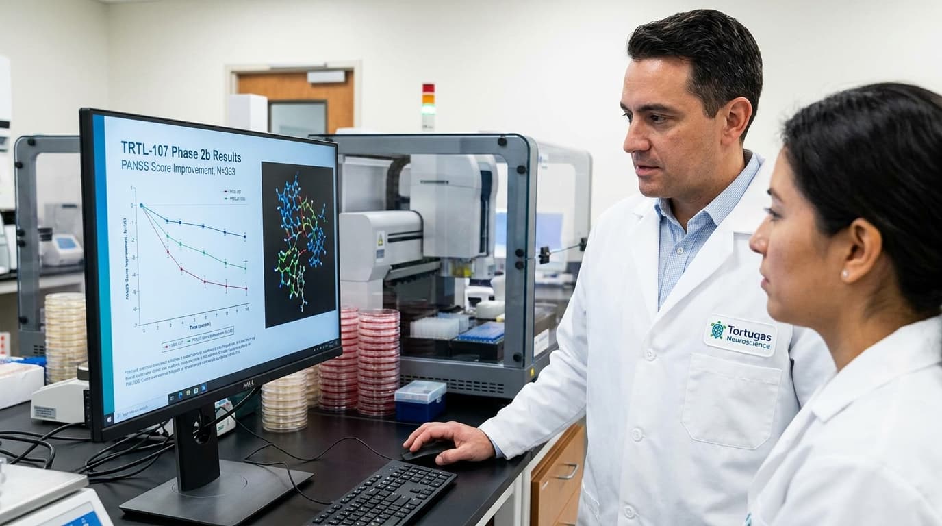Tortugas Highlights Obuprazine Phase 2b Win In 363 Patients, Backing U.S. Schizophrenia Plan