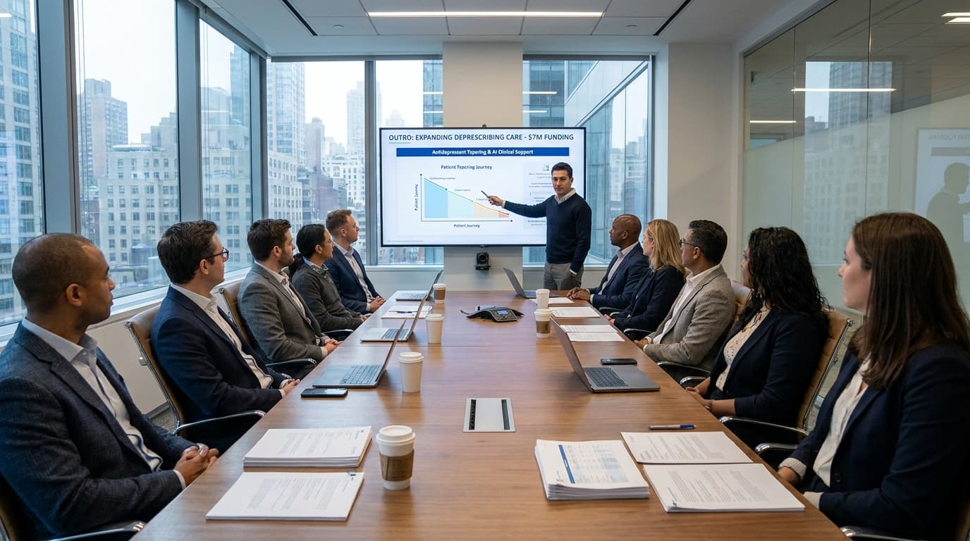 Outro Raises $7 Million To Expand Deprescribing Care, Framing Antidepressant Tapering As A Care Gap