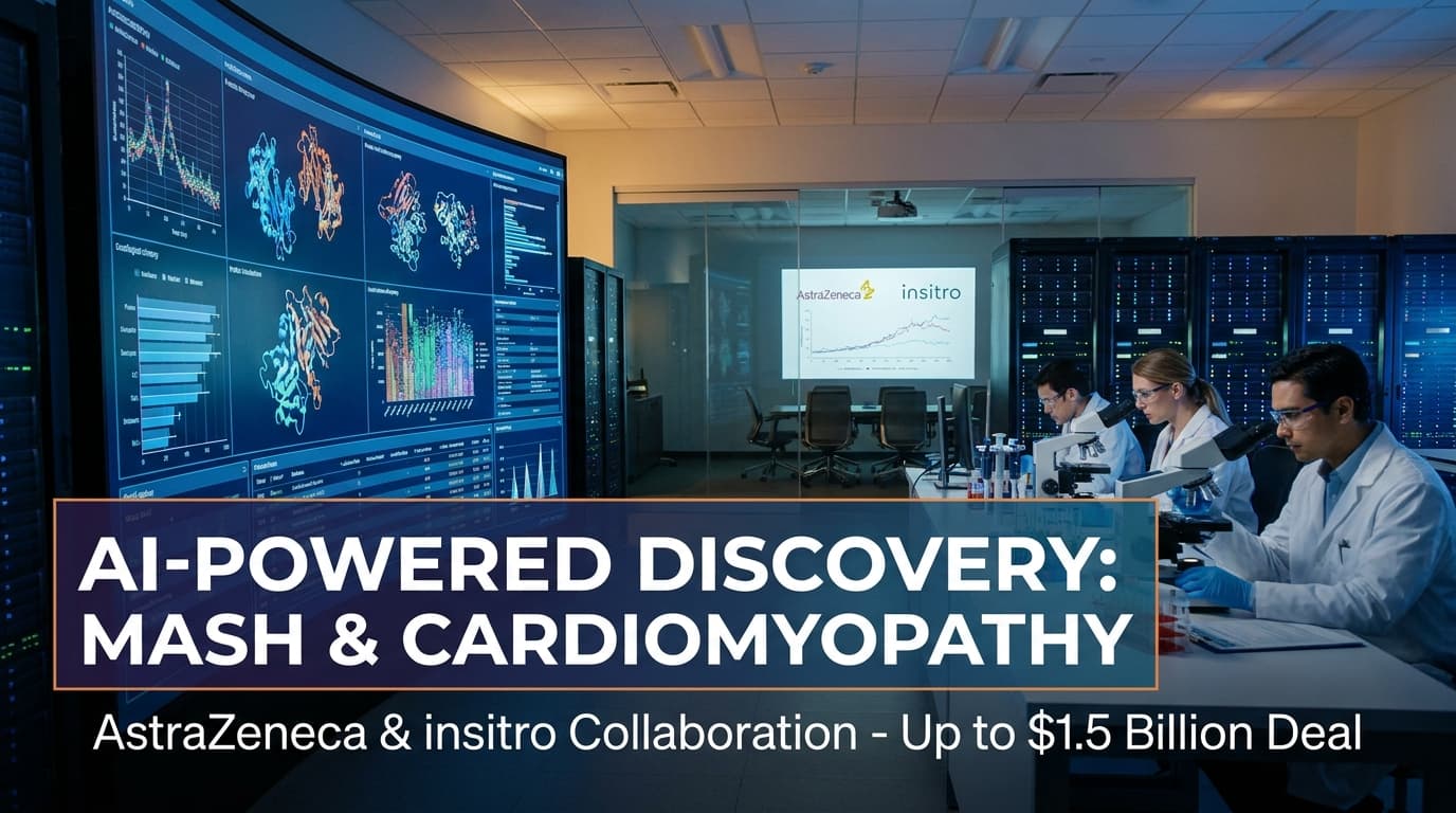AstraZeneca Commits Up To $1.5 Billion To Insitro For AI-Led MASH And Cardiomyopathy Target Discovery