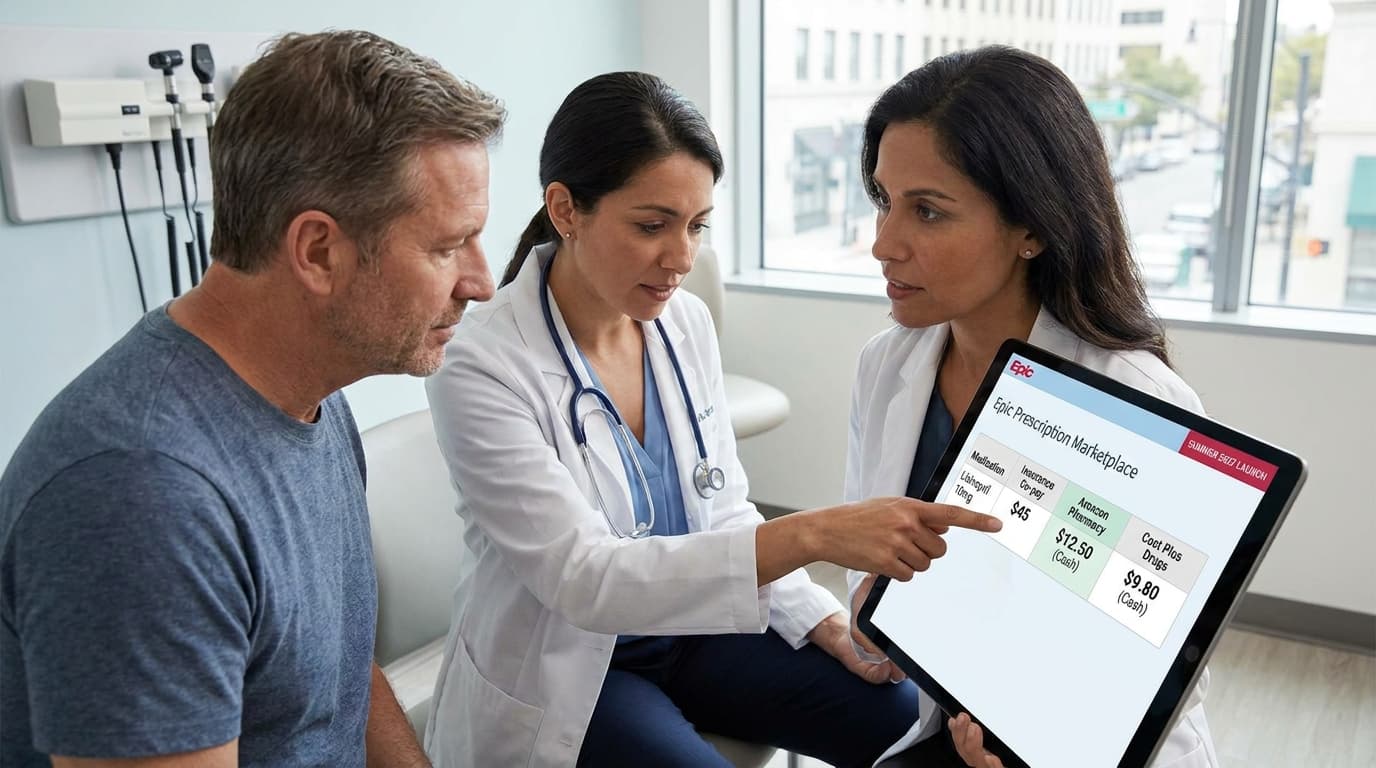 Epic Launches Prescription Marketplace, Adding Cash And Insurance Drug Price Comparisons For Summer 2027