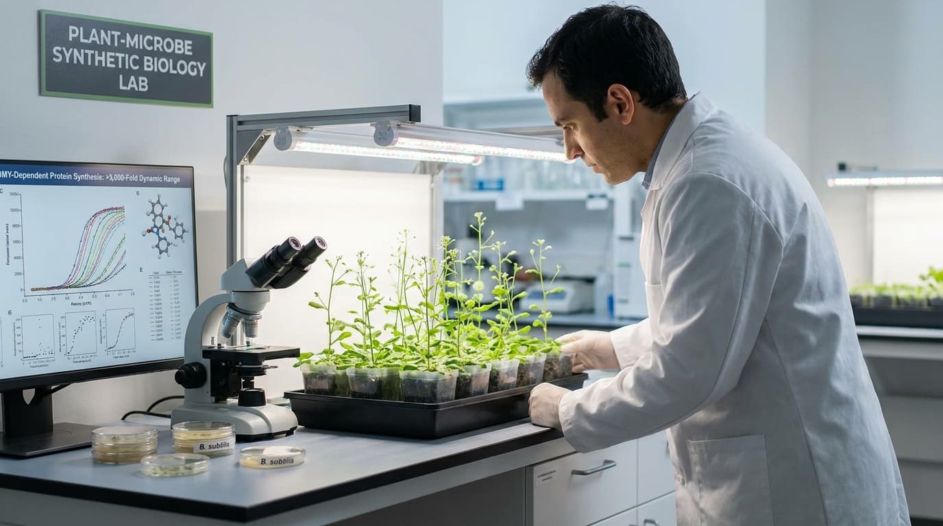 Nature Study Programs Bacillus Subtilis With Plant-Made OMY, Enabling More Than 3,000-Fold Control Of Protein Synthesis