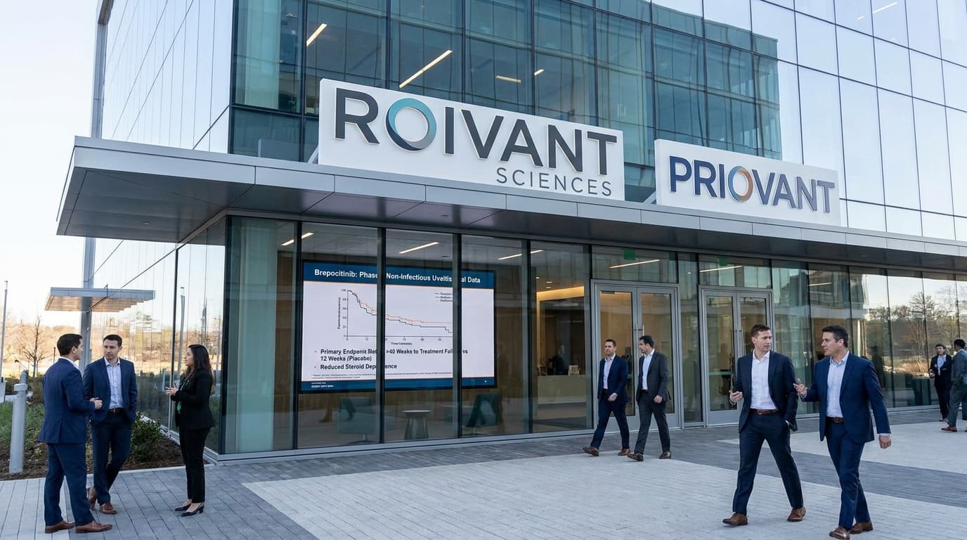 Roivant And Priovant Post More Than 48 Weeks To Treatment Failure For Brepocitinib In Non-Infectious Uveitis
